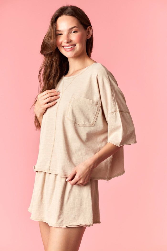 Easy Going Beige Shorts