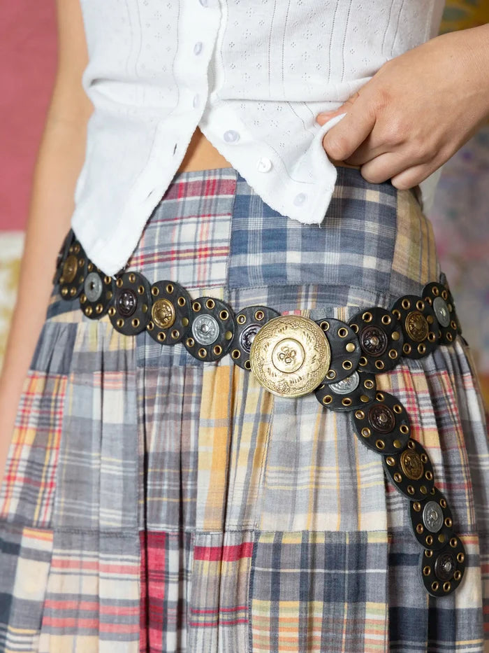 Eclipse Medallion Belt - Black-view 2