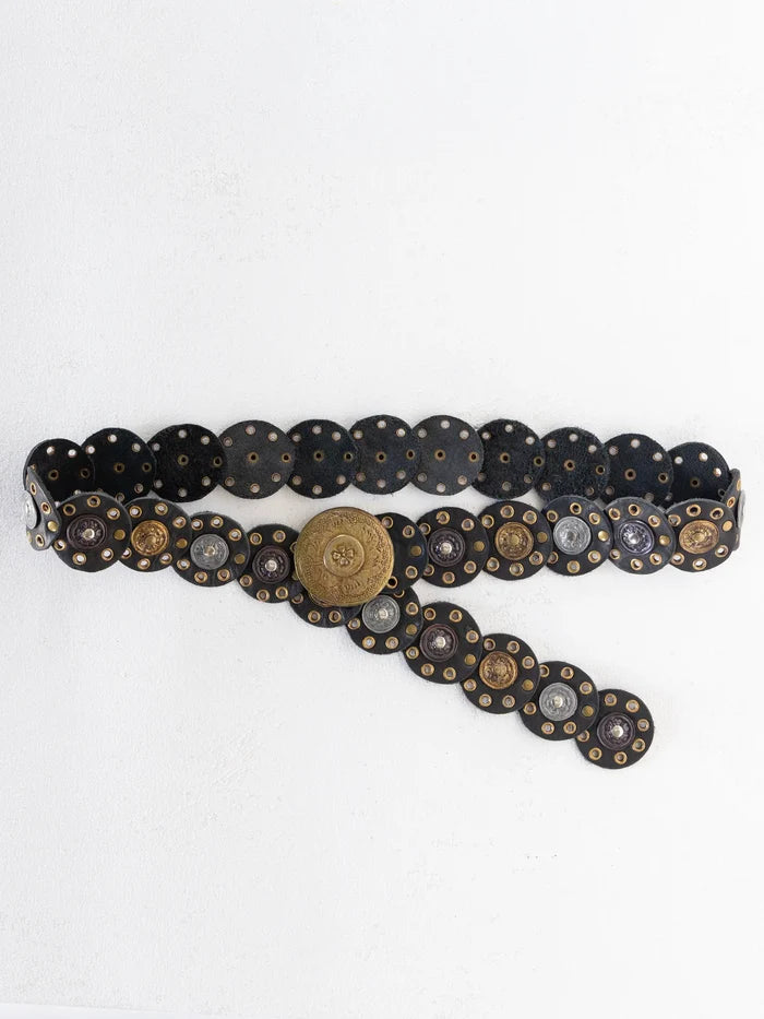 Eclipse Medallion Belt - Black-view 3