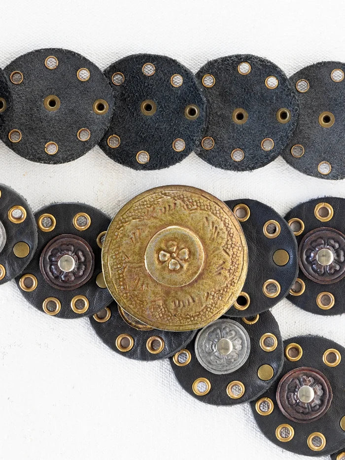 Eclipse Medallion Belt - Black-view 4