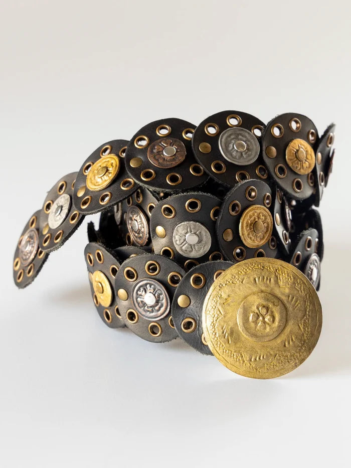 Eclipse Medallion Belt - Black-view 6