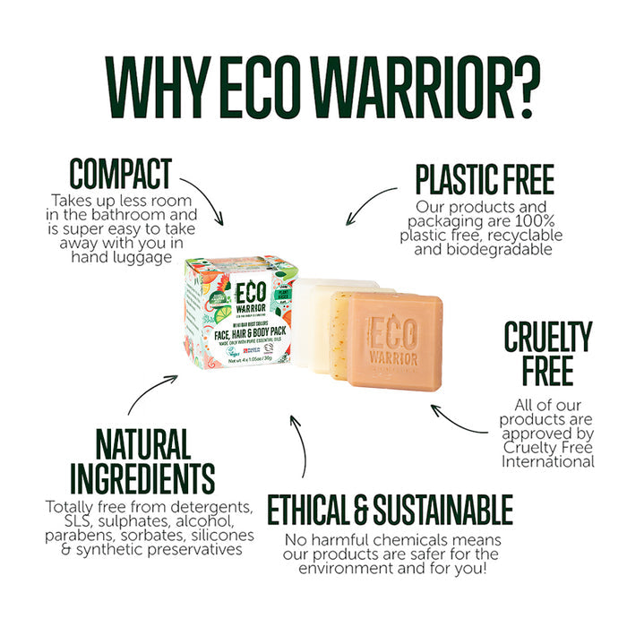 Eco Warrior Mini Cube Gift Pack - 4 x 30g