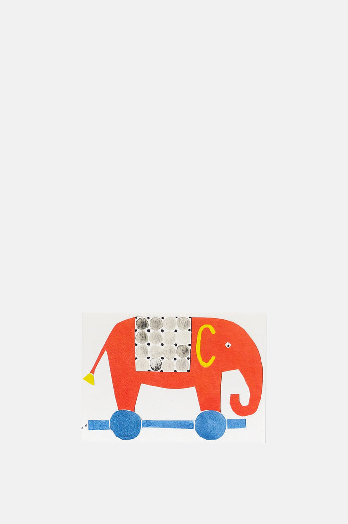 Hadley Paper Goods Elephant Card.