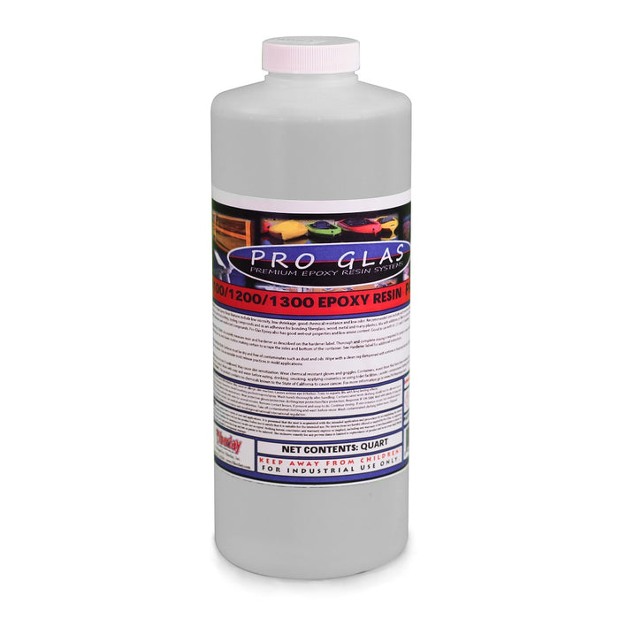 Quart bottle  of Part A Epoxy resin. To be used with a 2:1 or 4:1 hardener.
