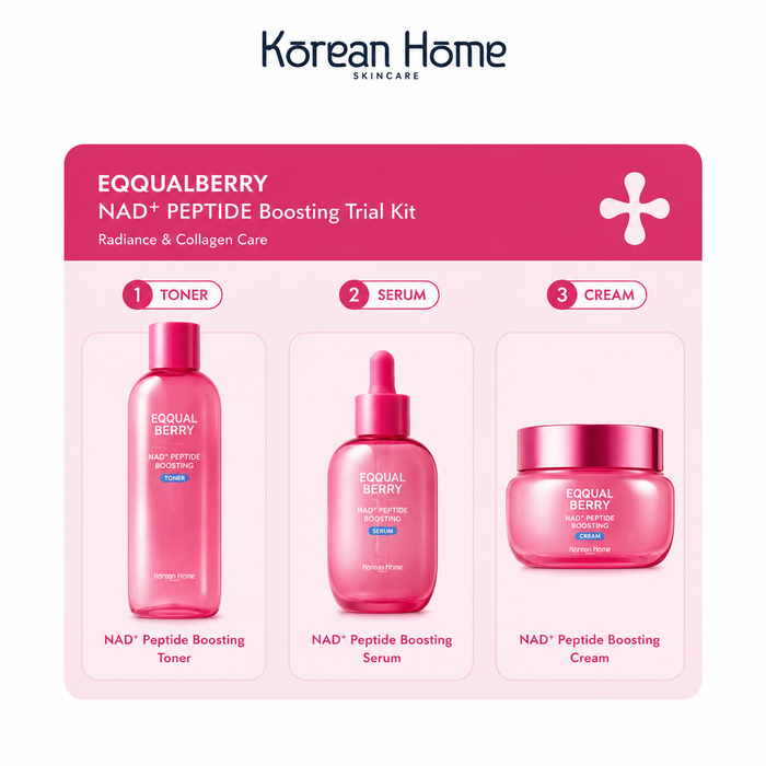 Eqqualberry NAD+ Peptide Boosting Trial Kit Sheet