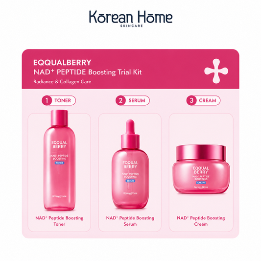 Eqqualberry NAD+ Peptide Boosting Trial Kit Sheet