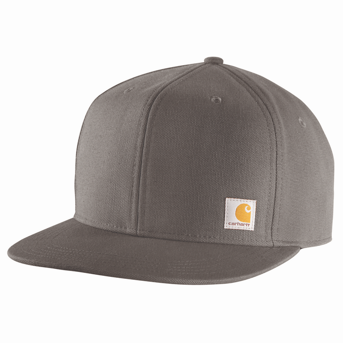 Firm Duck Flat Brim Cap - 039-Gravel | Carhartt 106665