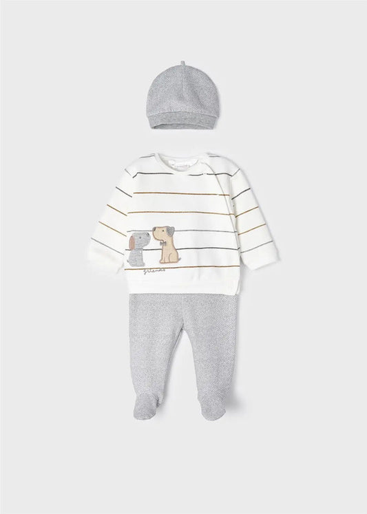 Fleece Leg Warmer 2 Piece with Hat Set Newborn | Mayoral | Mayoral | Jenni Kidz