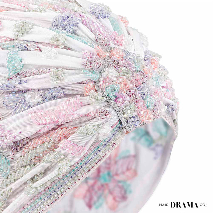 Floral Embellished Turban - Multi