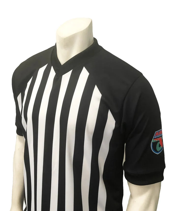 Florida (FHSAA) Body Flex Sublimated Basketball Referee Shirt
