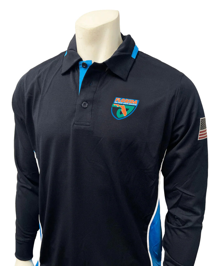 Florida (FHSAA) Smitty Midnight Navy Softball Umpire LS Shirt