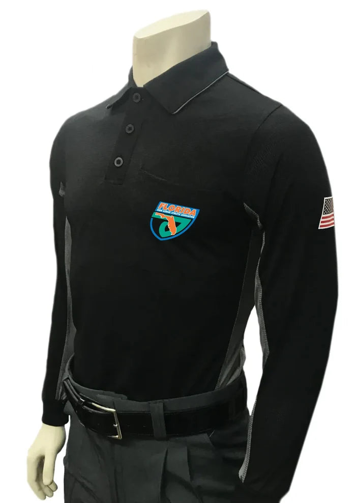 Florida (FHSAA) Smitty MLB Replica V2 Black LS Umpire Shirt