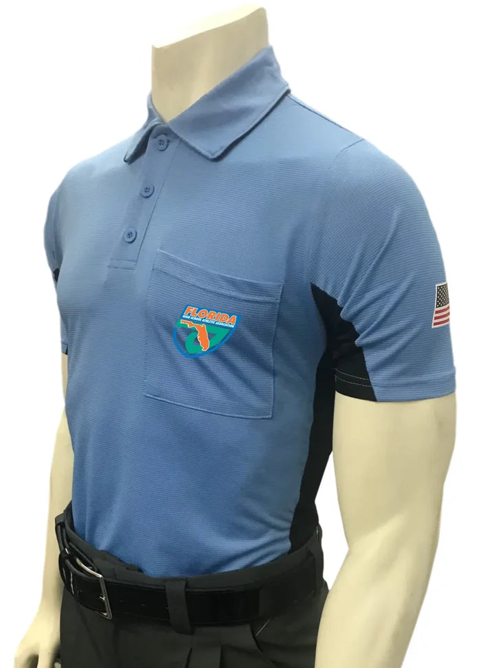 Florida (FHSAA) Smitty MLB Replica V2 Sky Blue Umpire Shirt