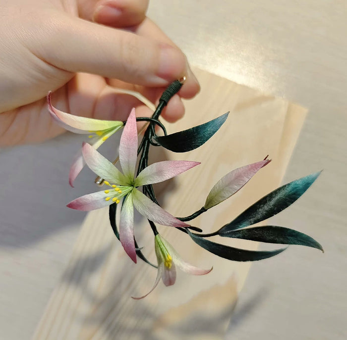 Flower Bespoke Brooch - Silk Brooch(Ronghua)