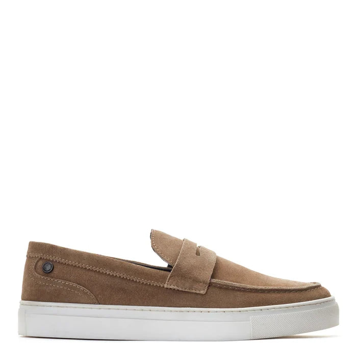 Flynn Suede Loafer Shoe - Sand