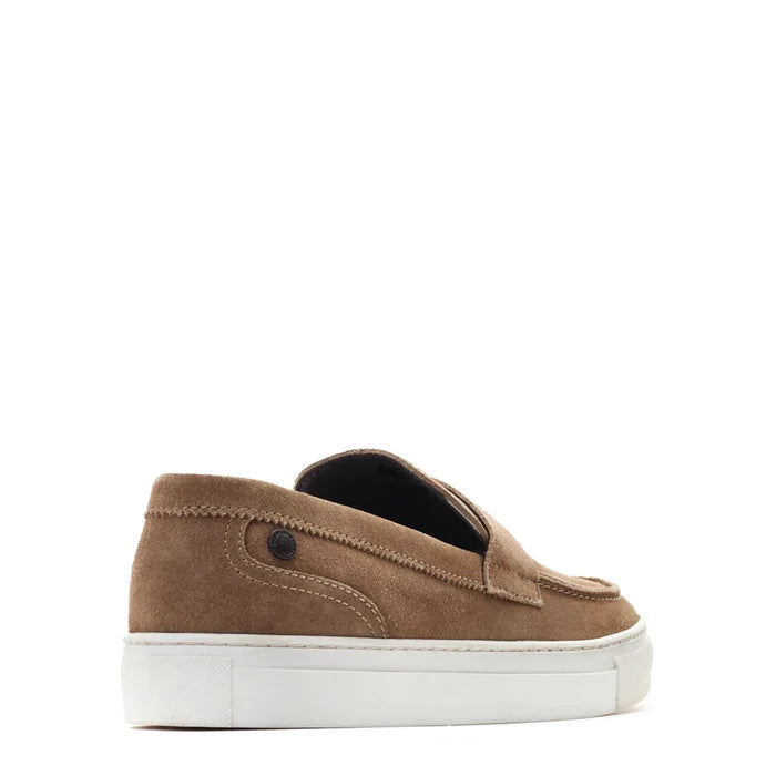 Flynn Suede Loafer Shoe - Sand