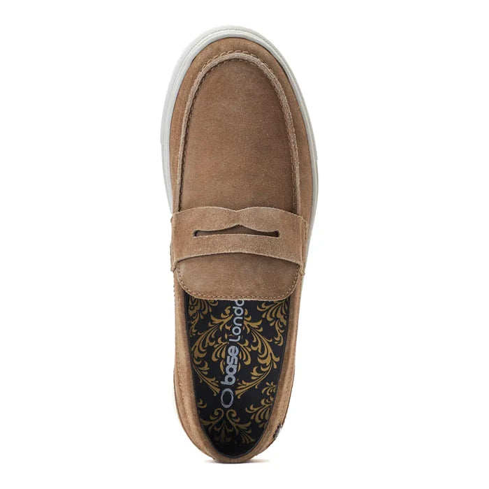 Flynn Suede Loafer Shoe - Sand