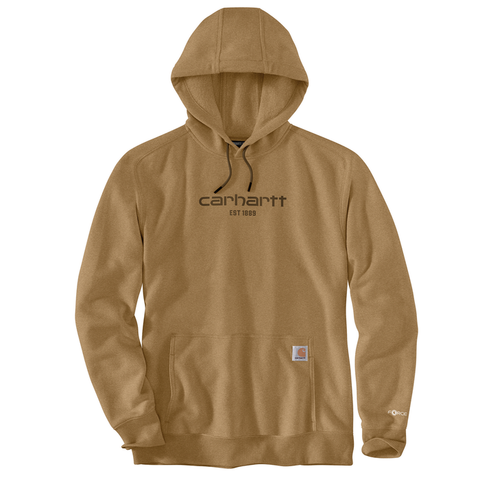Force Relaxed Fit Lightweight Logo Graphic Sweatshirt - BA0-Shaded Beach Heather | Carhartt 106655