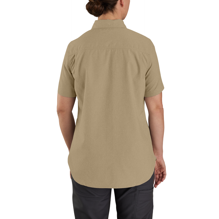 Force Relaxed Fit Lightweight Short Sleeve Shirt - DKH-Dark Khaki | 105537