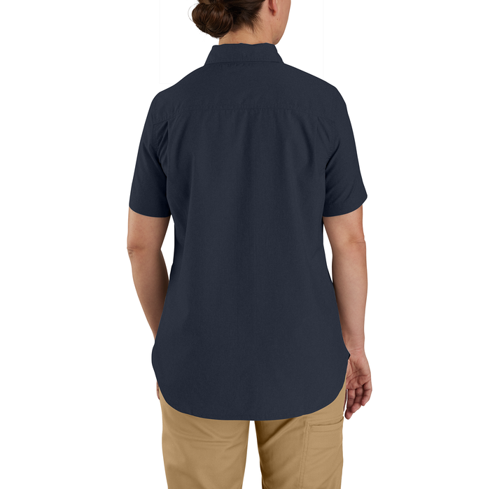 Force Relaxed Fit Lightweight Short Sleeve Shirt - I26-Navy | 105537