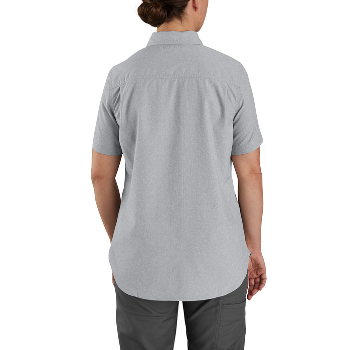 Force Relaxed Fit Lightweight Short Sleeve Shirt - STL-Steel | 105537