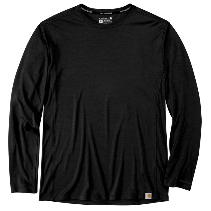 Force Sun Defender Lightweight Long-Sleeve T-Shirt - N04-Black | Carhartt 106972
