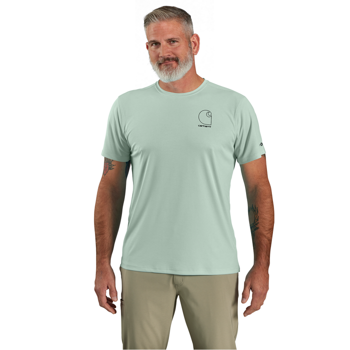 Force Sun Defender Lightweight Short-Sleeve Logo Graphic T-Shirt - GH4-Big Sky | Carhartt 106163