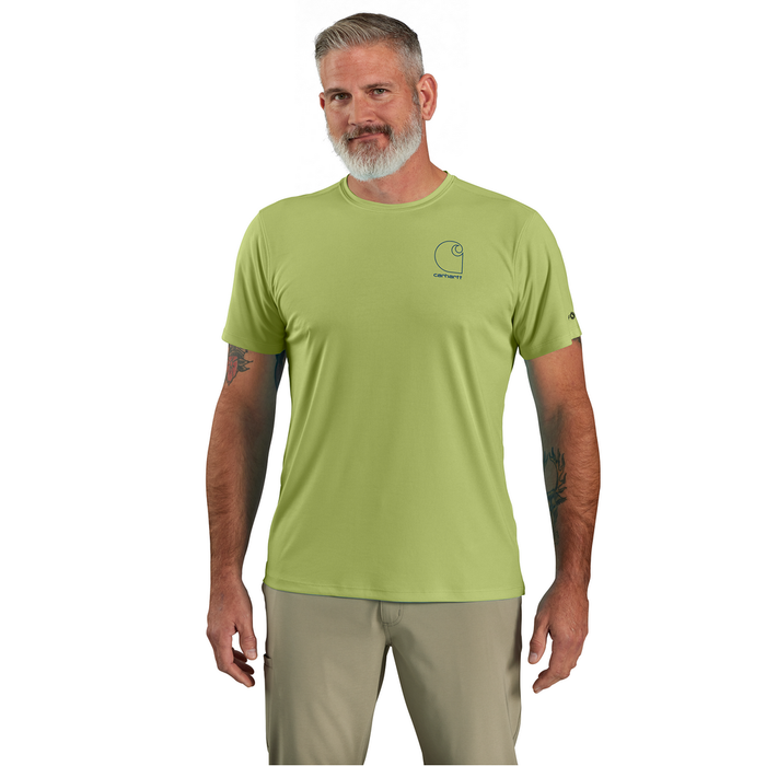 Force Sun Defender Lightweight Short-Sleeve Logo Graphic T-Shirt - GJ7-Algae Green | Carhartt 106163