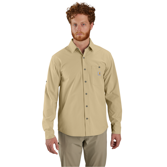 Force Sun Defender Relaxed Fit Lightweight Long-Sleeve Shirt - A33-Beach | Carhartt 106552