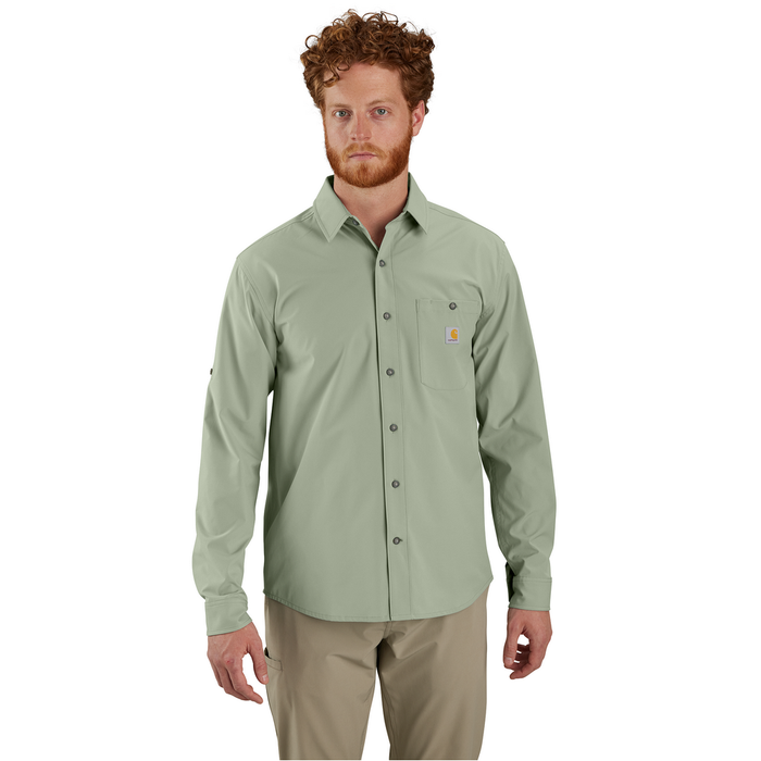 Force Sun Defender Relaxed Fit Lightweight Long-Sleeve Shirt - GI7-Sage | Carhartt 106552