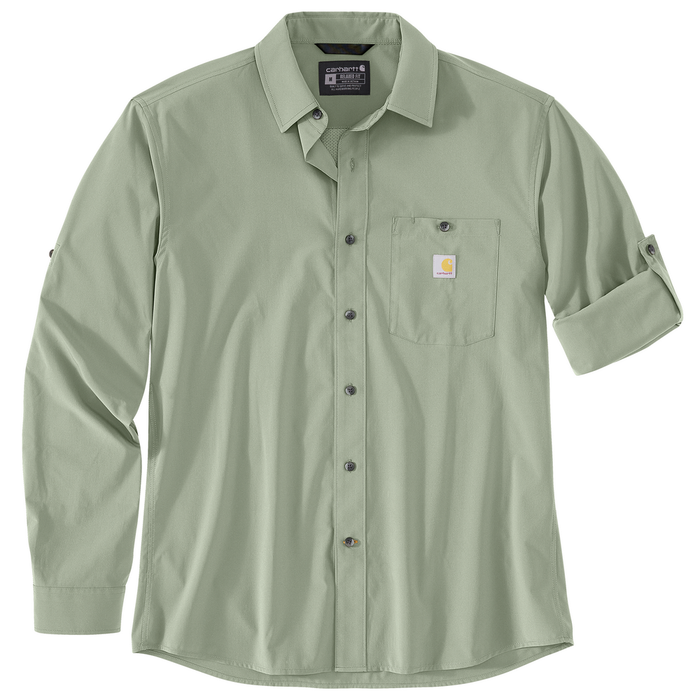 Force Sun Defender Relaxed Fit Lightweight Long-Sleeve Shirt - GI7-Sage | Carhartt 106552