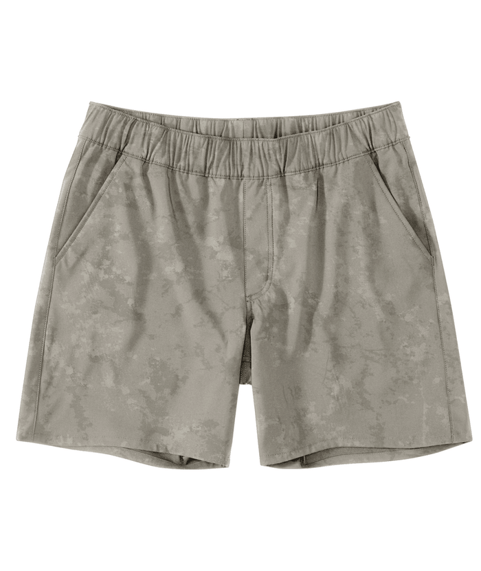 Force Sun Defender Relaxed Fit Pull-On Short - A52-Tan Terrain Camo | Carhartt 106843