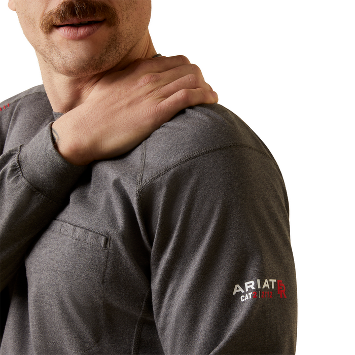 Fr Air True Grit T-Shirt - 010-Charcoal Heather | Ariat 10046660