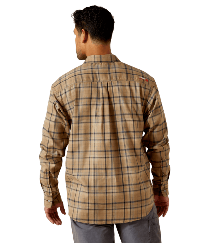 FR Dean Logo Long Sleeve Work Shirt - 250-Beige/Khaki | Ariat 10062788