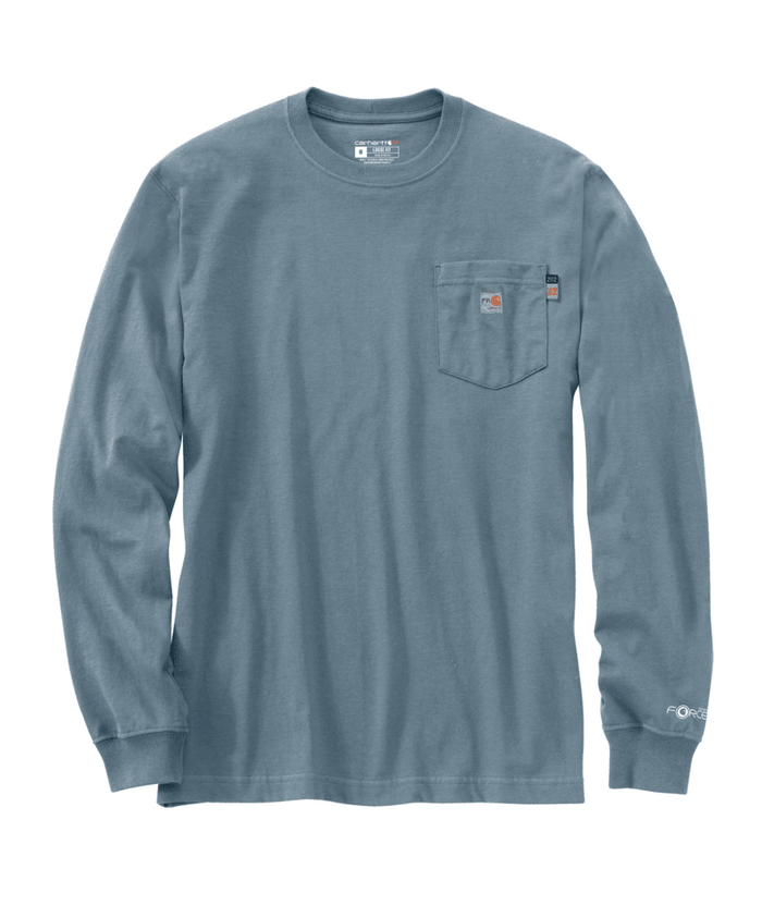 FR Force Irvine Loose LS Electric Utilities T-Shirt - EC3-Rolling Thunder | Carhartt 107196