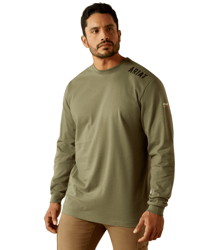 Fr Work Hard Live Free T-Shirt - 300-Grape Leaf | Ariat 10062334