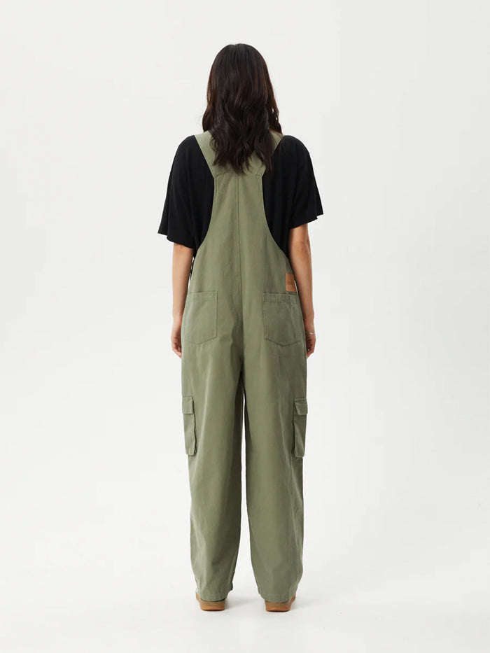 Fraser - Organic Recycled Utility Overalls | Olive-Image 3