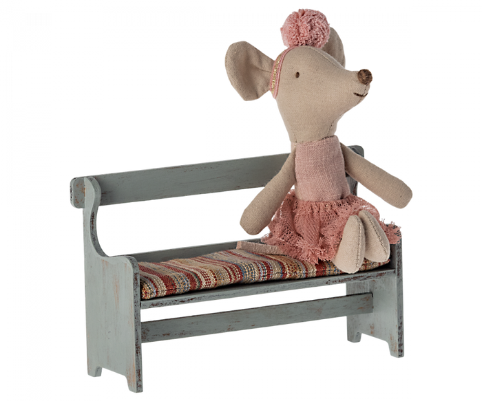 Maileg - Furniture for Mouse - Bench - Lifestyle Cut