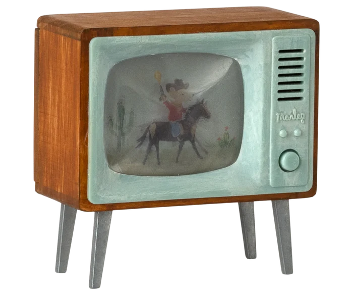 Maileg - Furniture For Mouse - Television - Side
