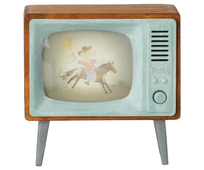 Maileg - Furniture For Mouse - Television - On