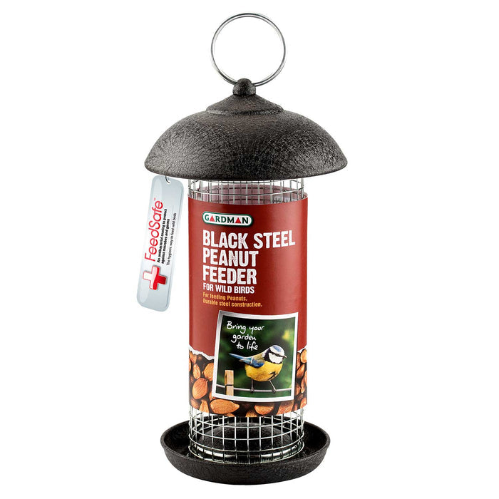 Gardman Black Steel Small Peanut Feeder