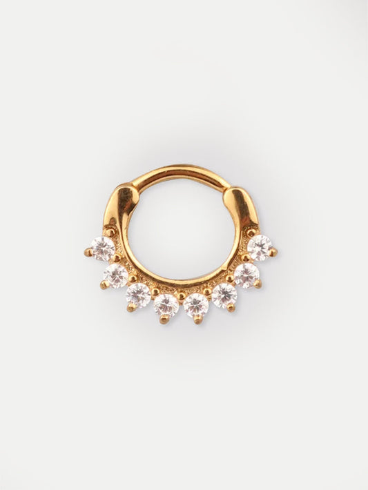 Gem Gold Rounded Clicker 16G | Clear-Image 1