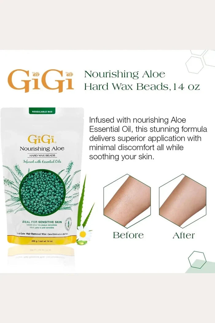 GIGI HARD WAX BEADS HAIR REMOVAL WAX - BSW BEAUTY CANADA