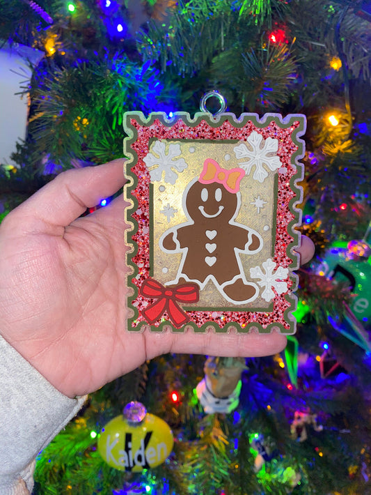 Gingerbread Stamp Freshie
