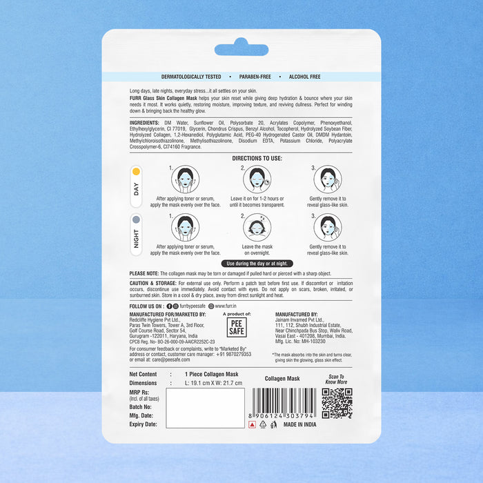 Furr FURR Glass Skin Collagen Mask *