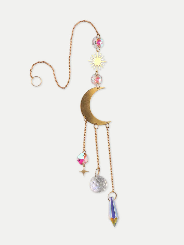 Gold Accent Suncatcher | Moon Charms-Image 1