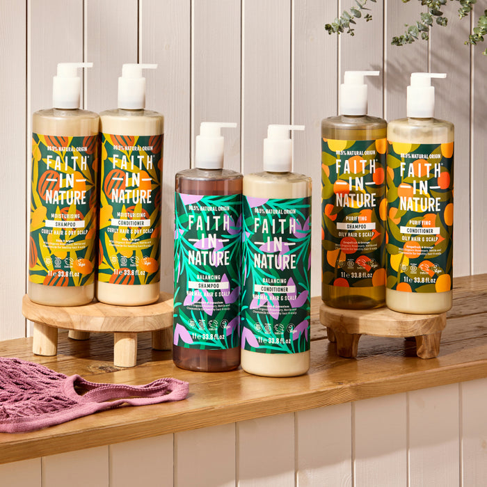Grapefruit & Orange 1L shampoo & conditioner set