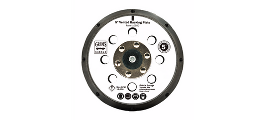 Griot's Garage 5" Vented Orbital Backing Plate