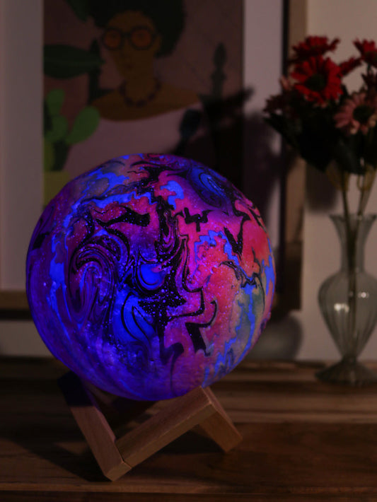 Groovy Lamp With Remote | One Colour-Image 1