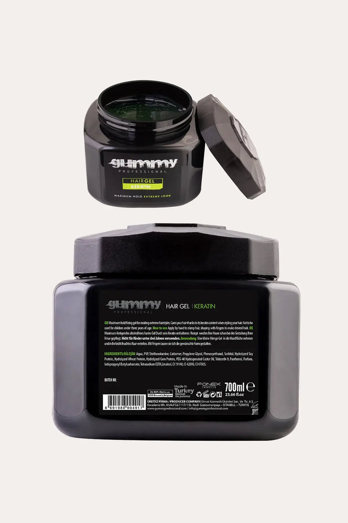 GUMMY HAIR GEL MAXIMUM HOLD - KERATIN - BSW BEAUTY CANADA